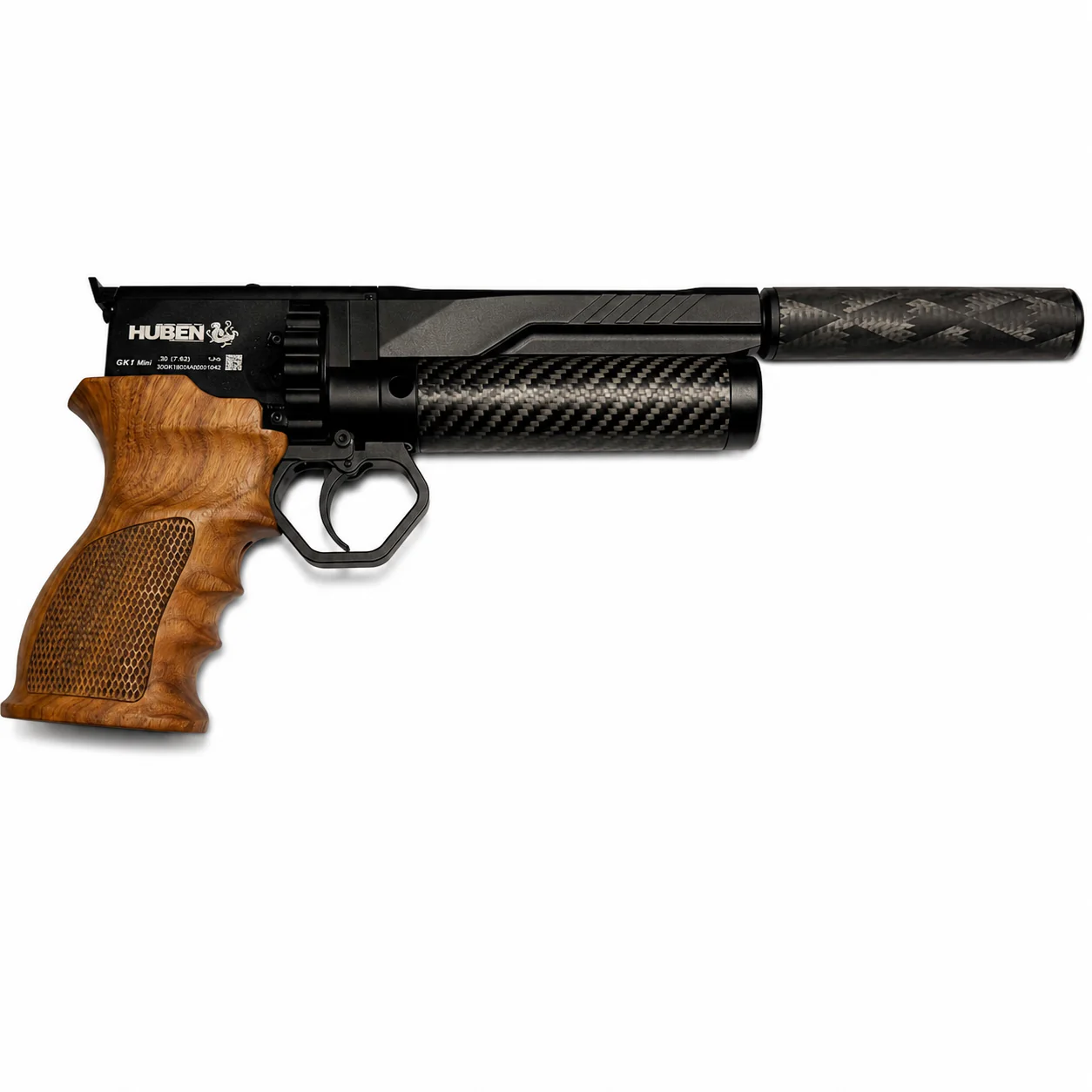 Huben GK1 Mini 16 Joule PCP Semi-Auto Air Pistol + Huben Suppressor - Image 2