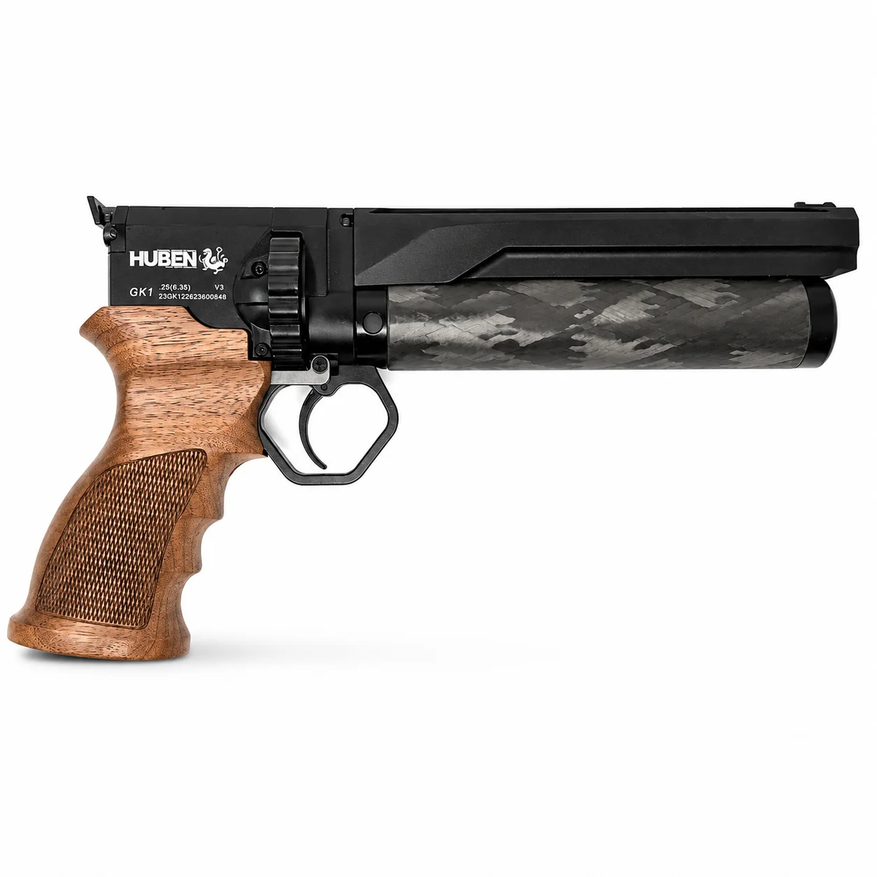 Huben GK1 V3 PCP Semi-Auto Air Pistol 16 Joule + Silencer