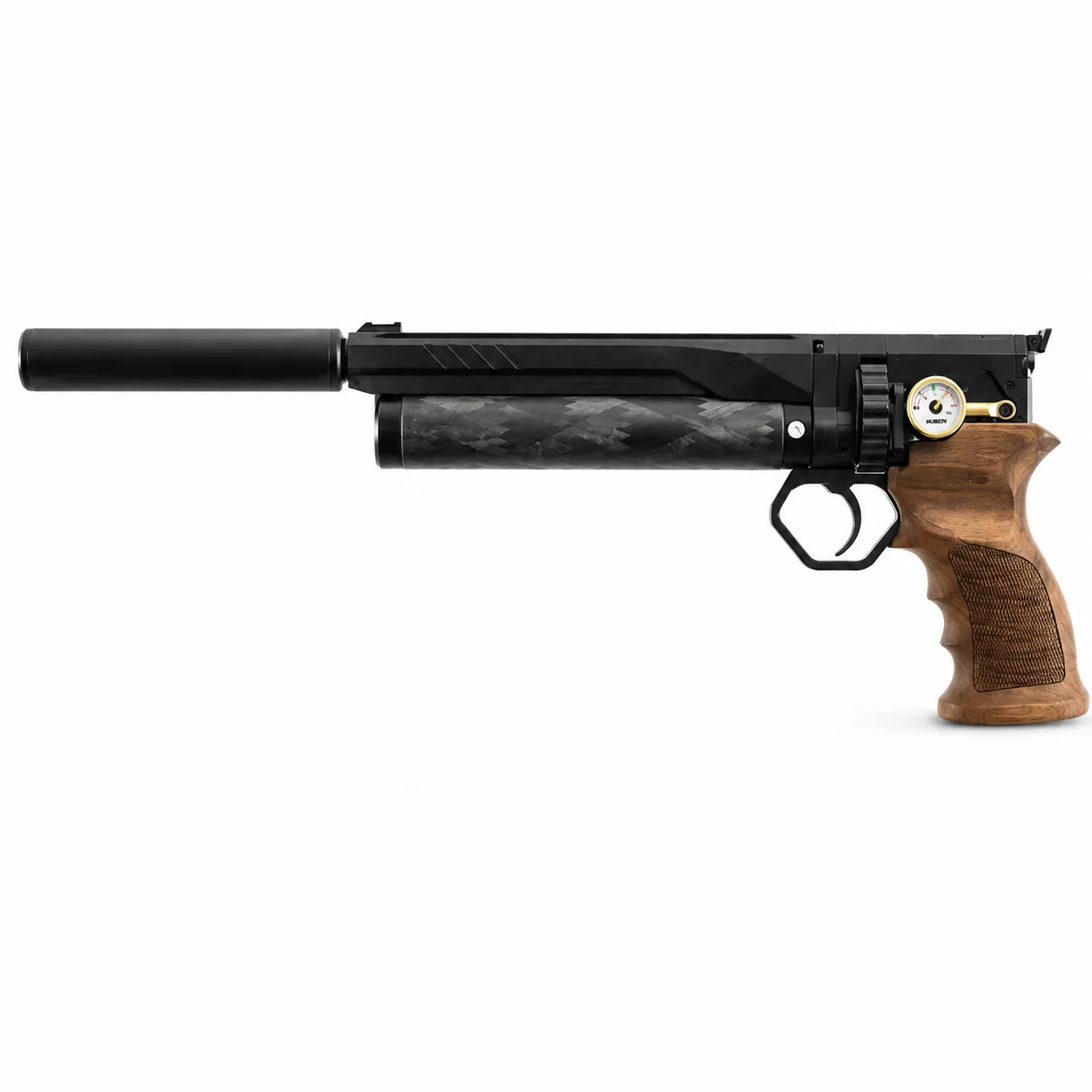 Huben GK1 V3 PCP Semi-Auto Air Pistol 16 Joule + Silencer - Image 2