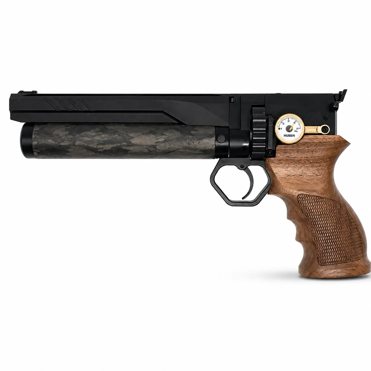 Huben GK1 V3 PCP Semi-Auto Air Pistol 16 Joule + Silencer - Image 3