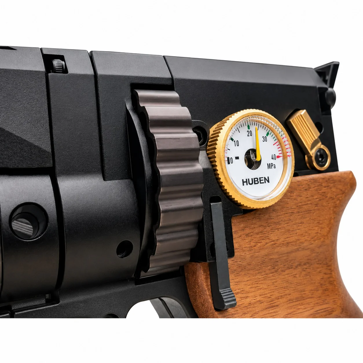 Huben GK1 V3 PCP Semi-Auto Air Pistol 16 Joule + Silencer - Image 5